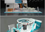 design high end 3d exhibition stall, trade booth and kiosk